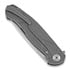 Cheburkov Scout M390 folding knife, Grooved Titanium