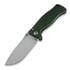 Nóż składany Lionsteel SR1 Aluminum, zielona SR1AGS