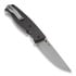 Складной нож Brisa Birk 75, D2 Scandi, carbon fiber