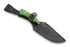 Cuchillo Olamic Cutlery Nero, G10, verde