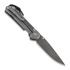 Chris Reeve Sebenza 31 folding knife, large, black micarta damascus raindrop L31-1206
