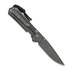 Chris Reeve Sebenza 31 folding knife, small, black micarta damascus ladder S31-1204