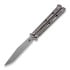 Couteau papillon Hinderer Nieves Spanto TI Working Finish Balisong