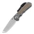 Chris Reeve Inkosi vouwmes, small, natural micarta canvas, tanto SIN-1046