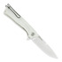 ANV Knives Z100 Plain edge sulankstomas peilis, G10, balta