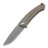 MKM Knives Arvenis Damasteel 折り畳みナイフ, bronze MKFX01DL