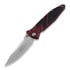 Microtech Socom Elite S/E-M Stonewash folding knife, merlot red 160-10MR