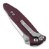 Microtech Socom Elite S/E-M Stonewash folding knife, merlot red 160-10MR