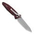 Microtech Socom Elite T/E-M Stonewash folding knife, merlot red 161-10MR