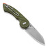 Fox Radius G10 折り畳みナイフ, 緑 FX-550G10OD