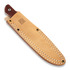 RealSteel Bushcraft Plus scandi knife, golden ebony 3707