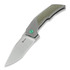 Reate T3000 folding knife, green screws
