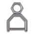 MecArmy - CH5 Titanium rotatory D shape key ring, large