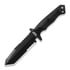 Halfbreed Blades - Medium Infantry Knife, zwart