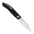 Nóż składany RealSteel Stella, Black G-10, Satin 7051