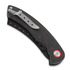 Red Horse Knife Works Hell Razor P Marbled Carbon Fiber Taschenmesser, BLK Stonewash