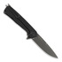 Складной нож ANV Knives Z100 Plain edge Dural Frame Lock, чёрный