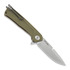ANV Knives Z100 Plain edge 접이식 나이프, G10, 올리브색