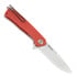ANV Knives Z100 Plain edge összecsukható kés, G10, narancssárga