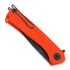 ANV Knives Z100 Plain edge DLC összecsukható kés, G10, narancssárga
