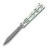 Nož motýlek BRS Replicant Premium ALT, white/green