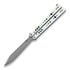 BRS Replicant Premium ALT butterfly knife, white/blue