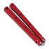 Squid Industries Krake Raken Tanto V2 folding knife, red