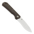 Black Fox Ciol folding knife, brown micarta