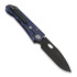 Medford 187 DP Framelock vouwmes, blue anodized