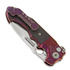 Andre de Villiers Mini Pitboss 2 folding knife, marble/purple