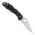 Spyderco Delica 4 Lightweight Thin Blue Line folding knife C11FPSBKBL