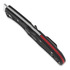 Spyderco Endura 4 Lightweight Thin Red LIne folding knife C10FPSBKRD