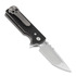 Chaves Knives T.A.K folding knife, black G10, tanto