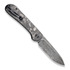 CIVIVI Button Lock Elementum Damascus összecsukható kés, marble carbon fiber C2103DS-3