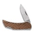 Case Cutlery - Woodchuck Lines Brushed Stainless Steel Executive Lockback