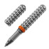 Audacious Concept Tenax Pen Titanium 笔, Stonewashed, Orange Ring AC701000113
