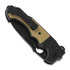 Andre de Villiers Mini Pitbiss Two G10 összecsukható kés, black/khaki
