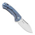 MKM Knives Colvera sulankstomas peilis, Ti blue MKLS02-TBL