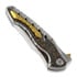 Maxace Hive összecsukható kés, gold marble carbon fiber