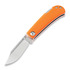 Kansept Knives - Wedge Backlock G10, オレンジ色