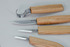 BeaverCraft Set of 4 Knives in gift book-box S09BOOK