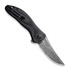CIVIVI Synergy3 Damascus folding knife, trailing point, carbon fiber C20075A-DS1