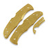Flytanium - Brass Scale Kit for Spyderco Endura - Stonewash