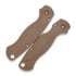 Flytanium - Lotus Earth Brown G-10 Scales for Spyderco Paramilitary 2 Knife