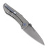 Jake Hoback Knives Summit folding knife, Stonewash/Blue
