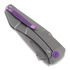 Складной нож Jake Hoback Knives Summit, Stonewash/Purple