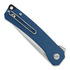 QSP Knife Osprey Linerlock Blue Micarta folding knife