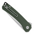 QSP Knife Osprey Linerlock Green Micarta kääntöveitsi