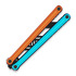 Glidr Antarctic 2 balisong trainer, fire & ice