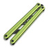 Glidr Antarctic balisong trainer, lime green
